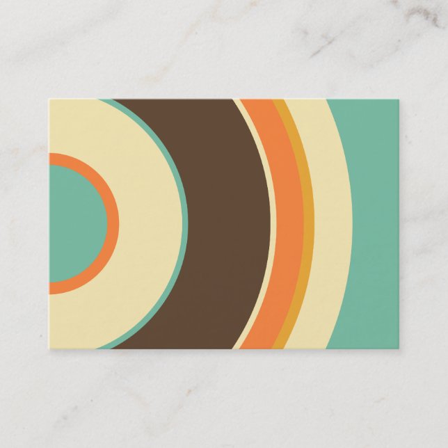 Colorful  Circle 02 Business Card (Front)