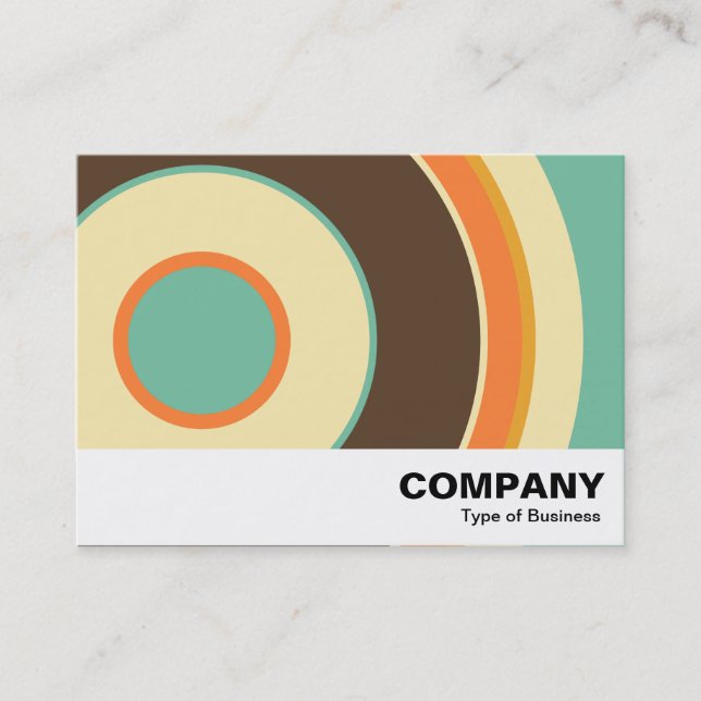 Colorful  Circle 02 Business Card (Front)