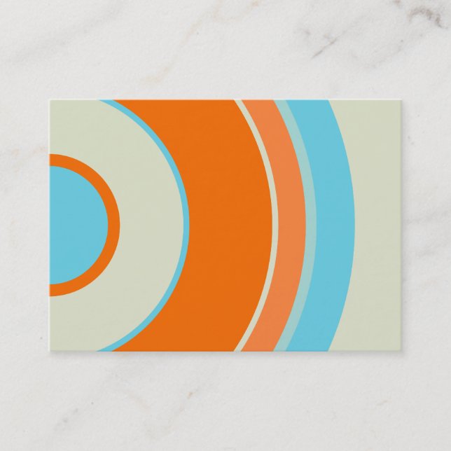 Colorful  Circle 03 Business Card (Front)