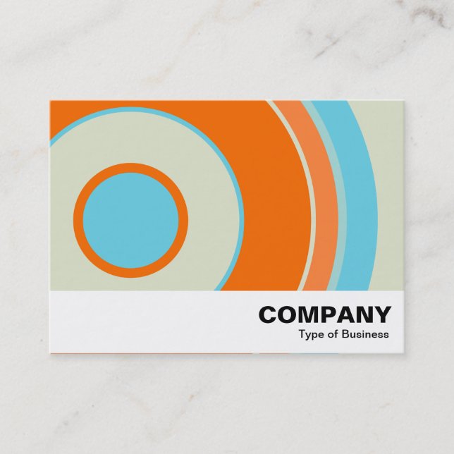 Colorful  Circle 03 Business Card (Front)