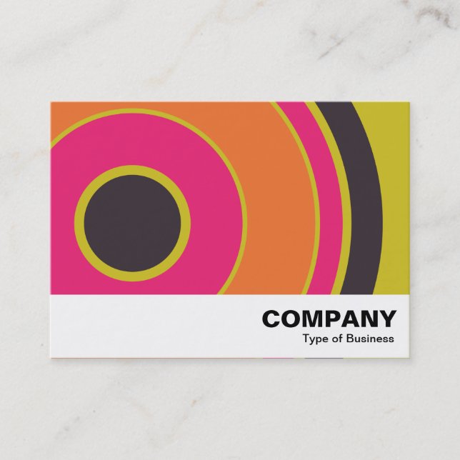 Colorful  Circle 06 Business Card (Front)