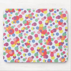 Colorful Circle Collection Mouse Pad