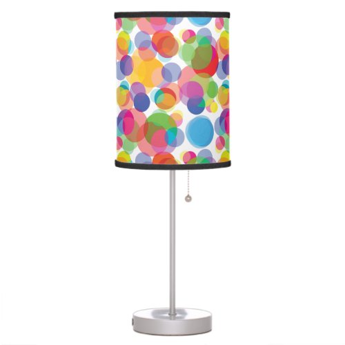 Colorful Circle Pattern Table Lamp