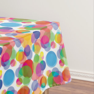 Colorful Circle Pattern Tablecloth