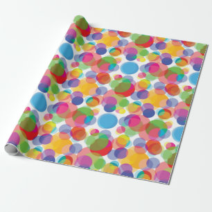 Colorful Circle Pattern Wrapping Paper