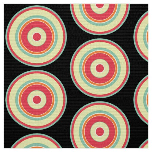 Colorful Circles 01 Fabric