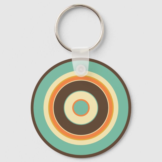 Colorful Circles 02 Keychain (Front)