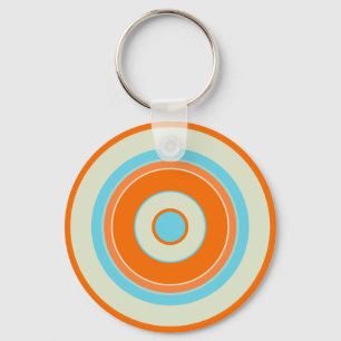 Colorful Circles 03 Keychain