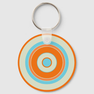 Colorful Circles 03 Keychain