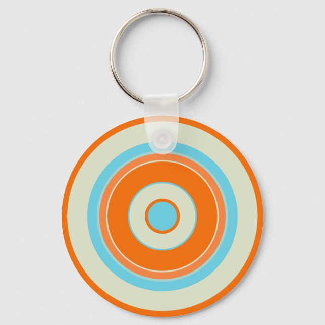 Colorful Circles 03 Keychain (Front)