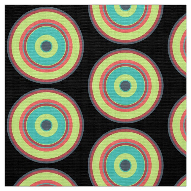 Colorful Circles 04 Fabric (Swatch)