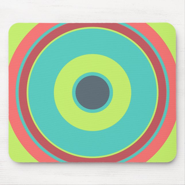 Colorful Circles 04 Mouse Pad (Front)