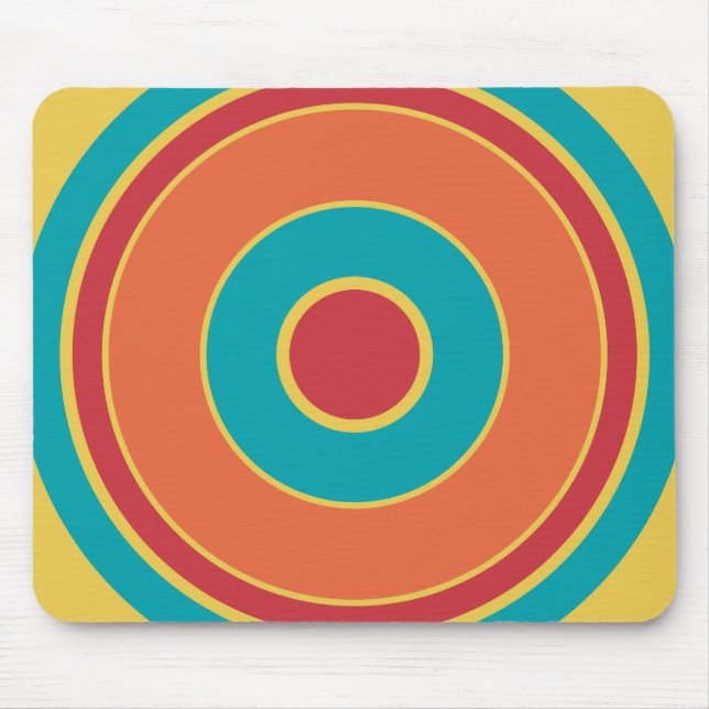 Colorful Circles 05 Mouse Pad (Front)