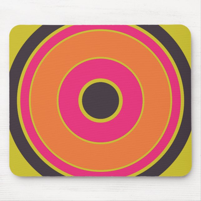 Colorful Circles 06 Mouse Pad (Front)