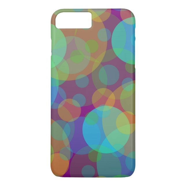 Colorful Circles Abstract Art Case-Mate iPhone Case (Back)