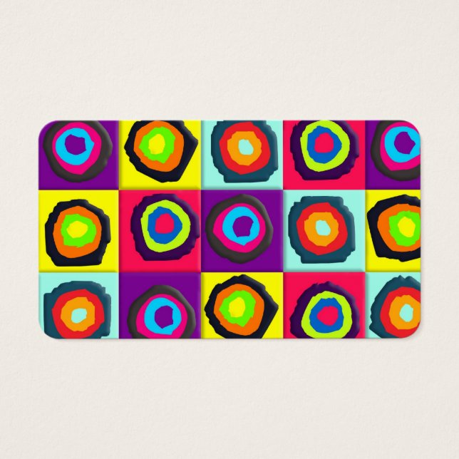Colorful circles baxkground (Front)