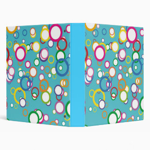 Colorful Circles Binder