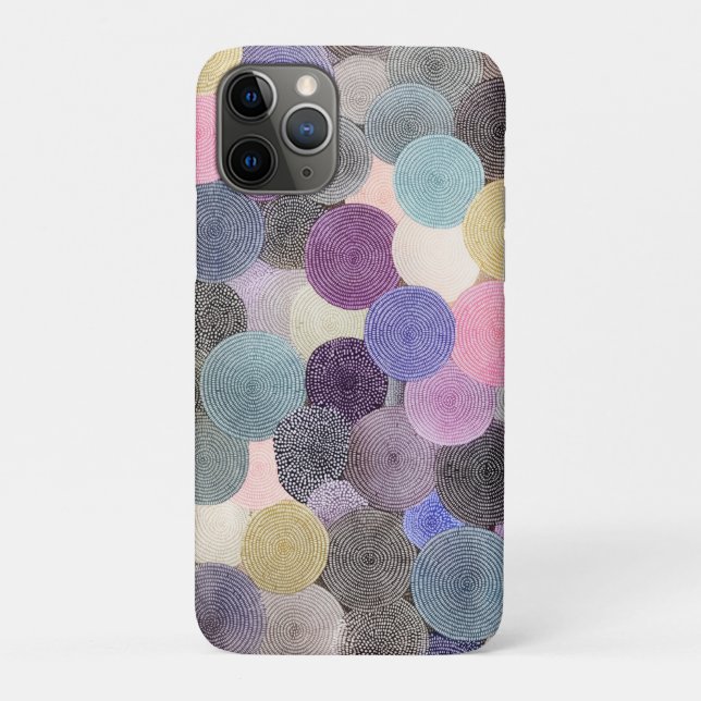 Colorful Circles Design Case-Mate iPhone Case (Back)