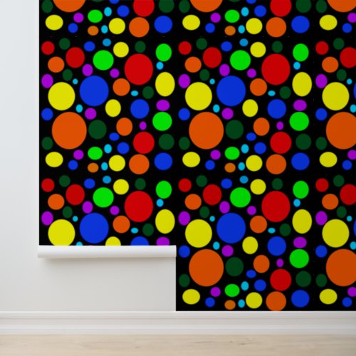 Colorful circles design  wallpaper 
