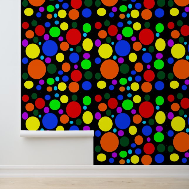 Colorful circles design  wallpaper  (Application)