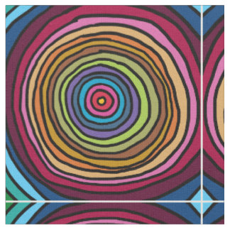 Colorful Circles Fabric