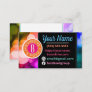 Colorful circles Innov8tive Posh business card