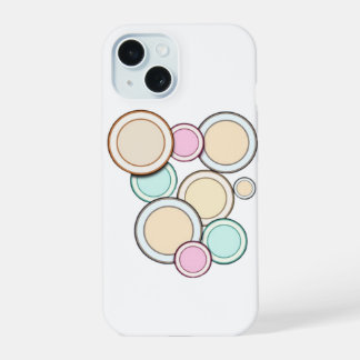 Colorful circles iPhone 15 case