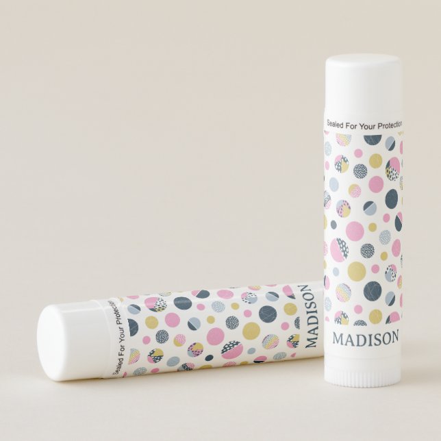 Colorful Circles  Lip Balm (Front)