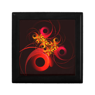 Colorful Circles Modern Abstract Art Pattern #08 Gift Box