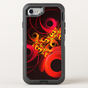 Colorful Circles Modern Abstract Art Pattern #08 OtterBox Defender iPhone SE/8/7 Case