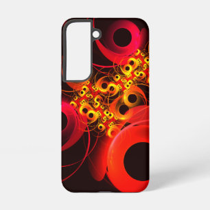 Colorful Circles Modern Abstract Art Pattern #08 Samsung Galaxy S22 Case