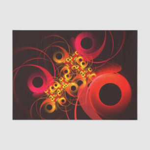 Colorful Circles Modern Abstract Art Pattern #08 Tissue Paper