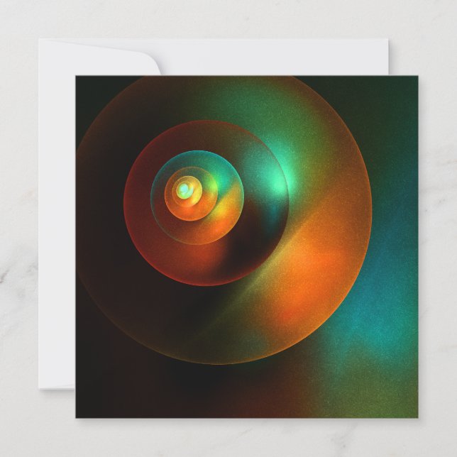 Colorful Circles Modern Abstract Art Pattern #18 (Front)