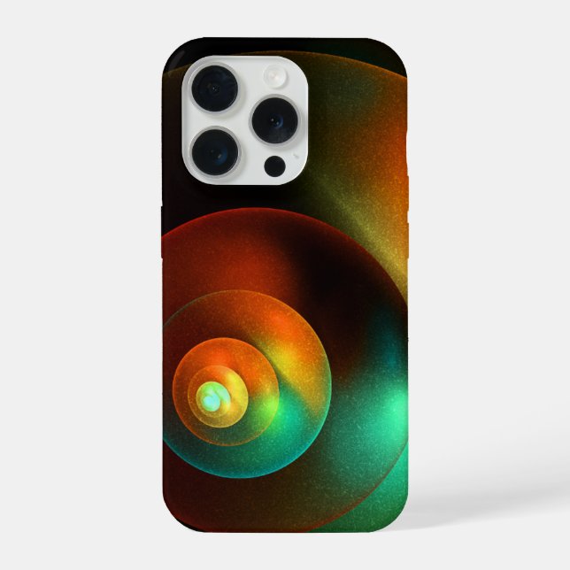 Colorful Circles Modern Abstract Art Pattern #18 Iphone Case (Back)