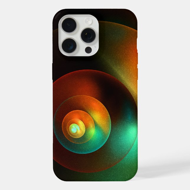 Colorful Circles Modern Abstract Art Pattern #18 iPhone Case (Back)