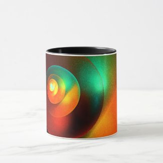 Colorful Circles Modern Abstract Art Pattern #18