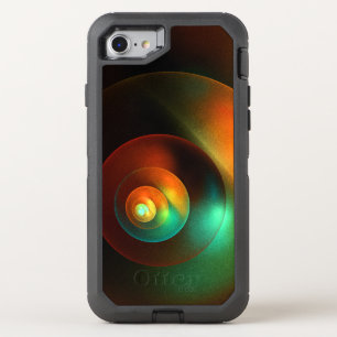 Colorful Circles Modern Abstract Art Pattern #18 OtterBox Defender iPhone SE/8/7 Case