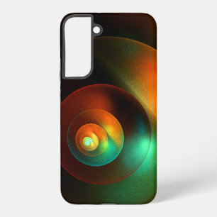 Colorful Circles Modern Abstract Art Pattern #18 Samsung Galaxy S22+ Case