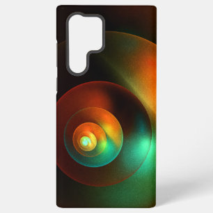 Colorful Circles Modern Abstract Art Pattern #18 Samsung Galaxy S22 Ultra Case