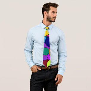 Colorful Circles Neck Tie