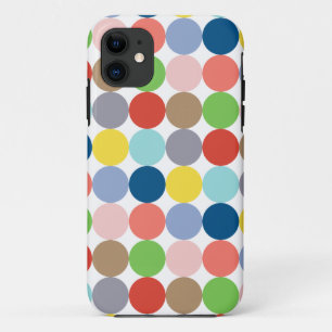 colorful circles of pastel color... iPhone 11 case
