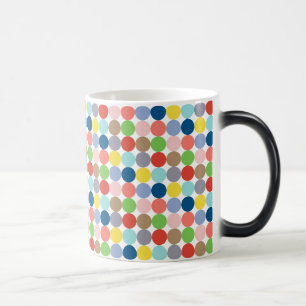 colorful circles of pastel color... color morph mug