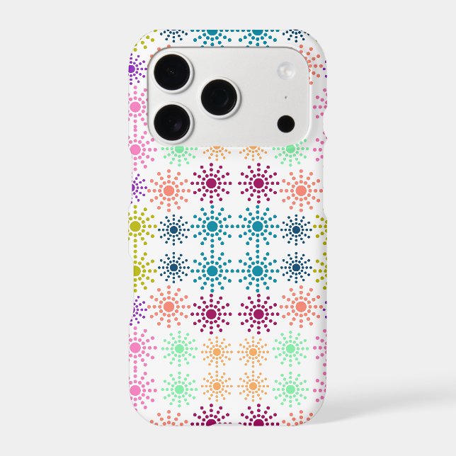 Colorful Circles Pattern Beach Towel Iphone Case (Back)