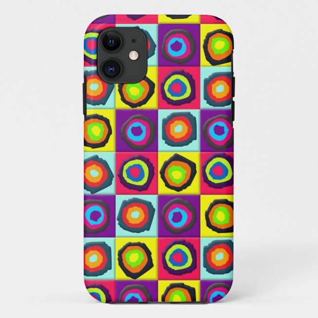 Colorful Circles Pattern Case-Mate iPhone Case (Back)