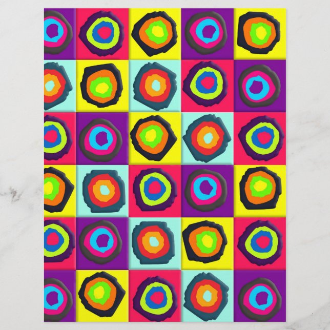 Colorful Circles Pattern Flyer (Front)
