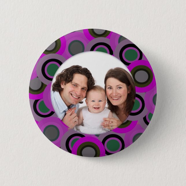 Colorful Circles/Photo Button (Front)
