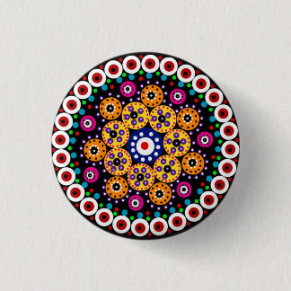 Colorful Circles Pinback Button