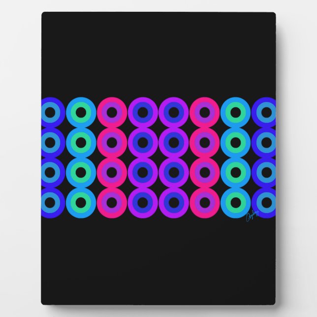 Colorful Circles Plaque (Front)