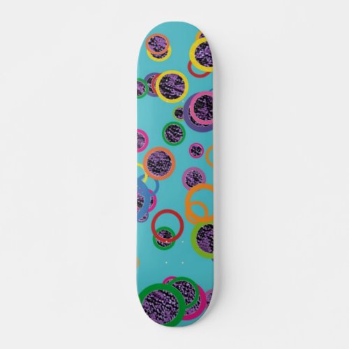 Colorful Circles Skateboard