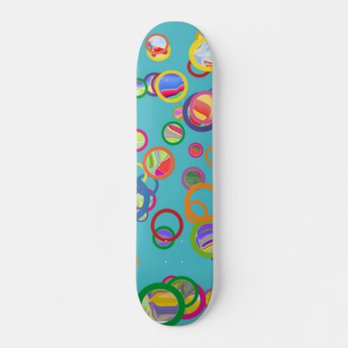 Colorful Circles Skateboard